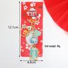 Cartoon Ceramic Lucky Cat Keychain - New Year Pendant & Gift
