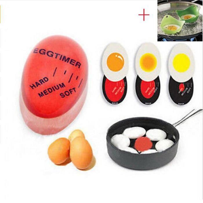 

Minuterie oeuf à la coque couleur des oeufs changeantes + oeufs chaudières