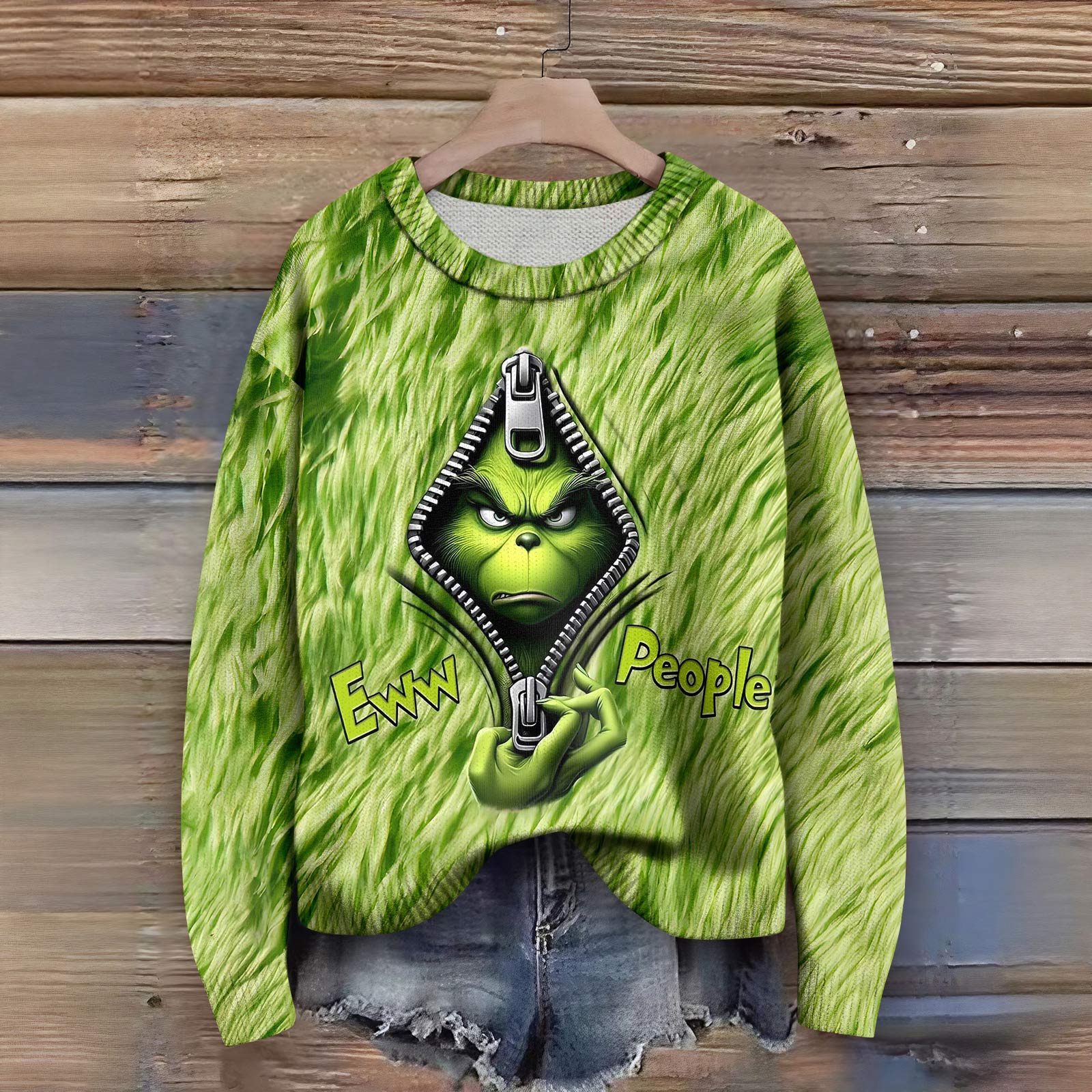 

Пуловеры с длинным рукавом для женщин, с круглым вырезом, повседневные, милые, с принтом, вязаные, оверсайз XXL