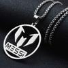 HNSP Collana Ciondolo in Acciaio Inossidabile Cristiano Ronaldo per Uomo Accessori Catena Regalo Stella del Calcio