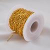 5M 2M 1M 0.5M Flat Stick Line Basic Link Chain Bracelet Necklace Copper Chains Clothing Decorative Chain for DIY Jewelry Making