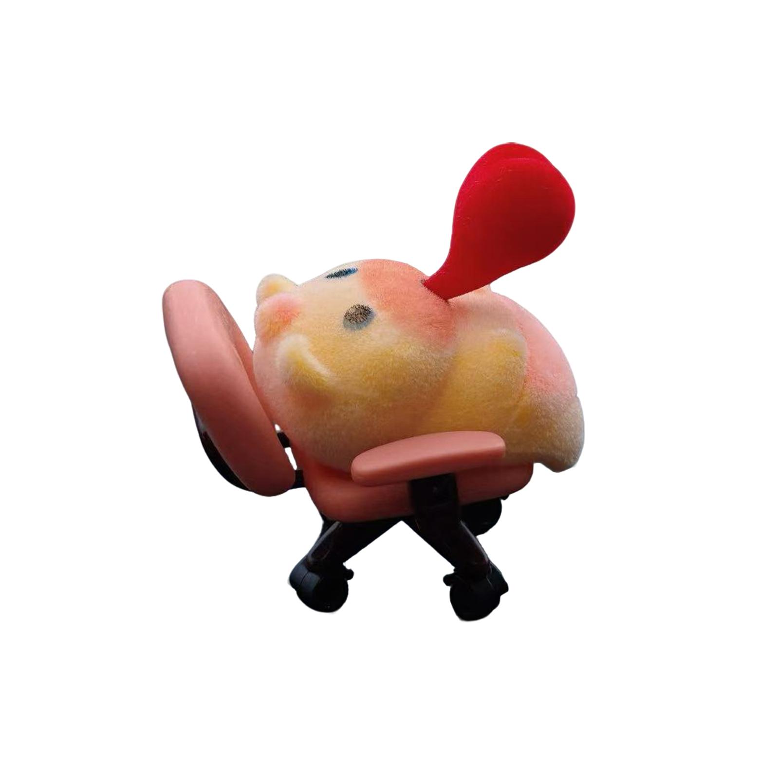 

Flocked Swiveling Seat Ornament For Cars, Offices, And Desktops - Decompression Ornament One Size