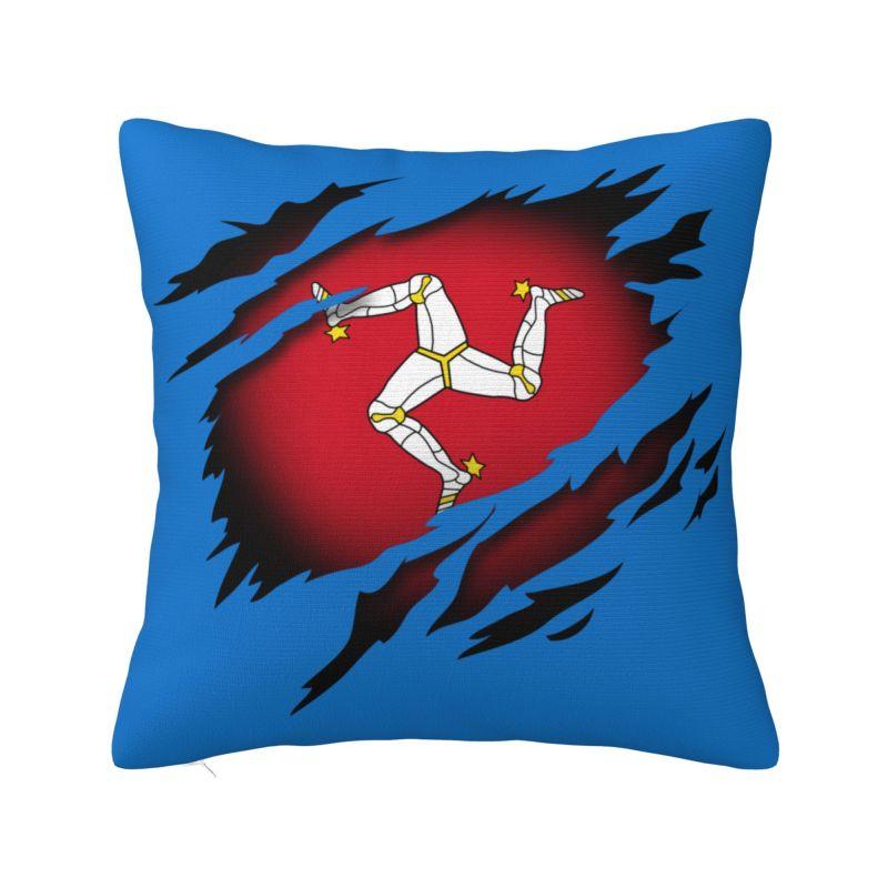 Motorcycle Sport Isle Of Man TT Races Cushion Cover  cm Throw Pillow Case Living Room Decoration Sofa Chair Pillowslip