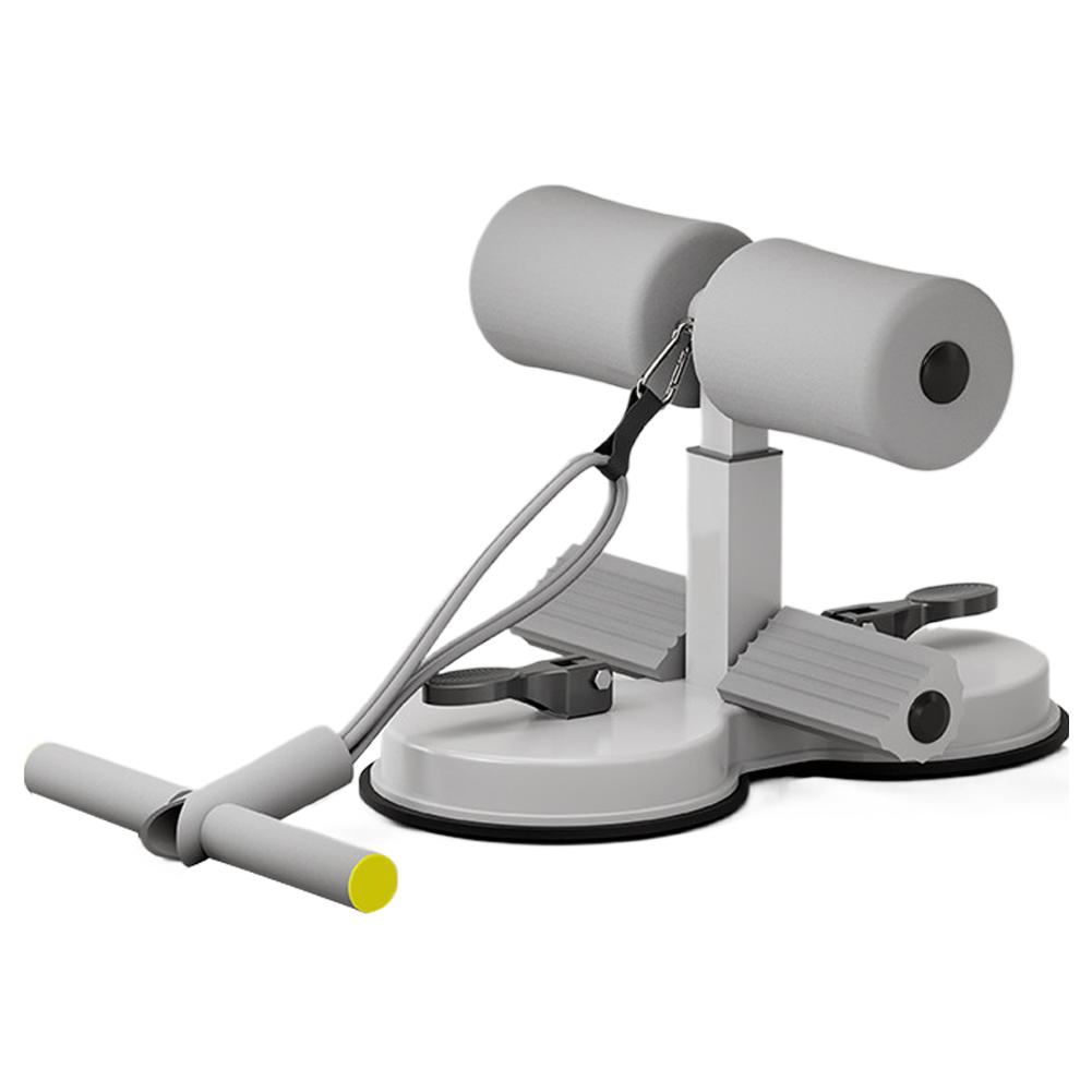 Sit Up Exercise Equipment with 2 Strong Suction Cups Adjustable Foot Holder Abs Master Assistant Device Portable Sit-up Aids