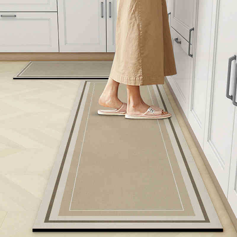 Small Fresh Kitchen Floor Mat, Water-Absorbing And Oil-Absorbing Floor Mat, Household Non-Slip, Wear-Resistant And Dirt-Resistant Floor Mat, Easy