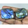 28-29 MM Natural Labradorite Multi Octagon Cabochon Loose Gemstone 2 Pcs Lot D-240