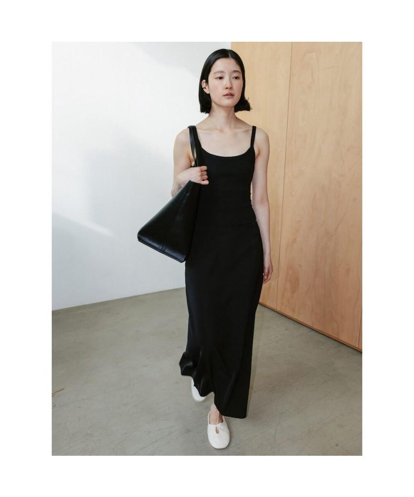 Diaepeocheo Soft Maxi H Line Skirt Black (Ta6727A035)