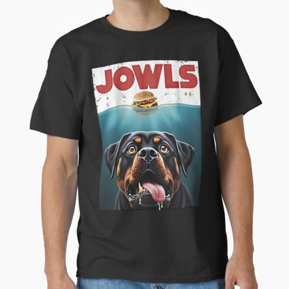 Смешная ротвейлерская морда, Бургер, Гигантский танк, Собачья мама папа, Унисекс футболка S