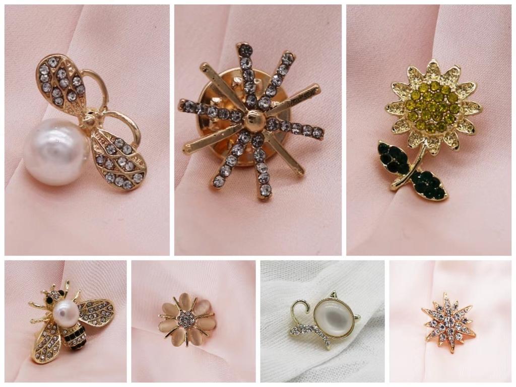 High-End, Cute Air-Chest Pin Buckle, Anti-Light Buckle, Source Jewelry, Corsage Bee.