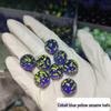 16mm Mixed Checkered Glass Beads & Marbles - Nostalgic Crystal Balls for Kids