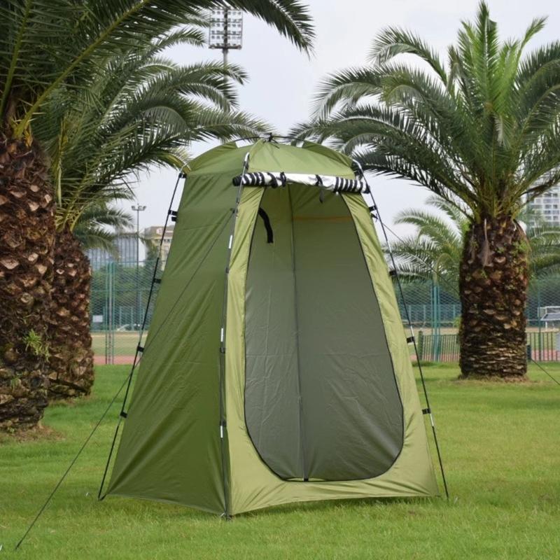 Multifuntional Small Camping Tent with Reinforced Metal Frame Windproofs Design Spacious for Family Travel Activity