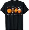 Tis The Season Fall Pumpkin Football Coffee Autumn Men Women T-Shirt