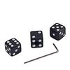 Guitar Volume Control Knobs Guitar Top Knobs Hat with Wrench Plastic Guitar Part