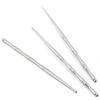1/3Pc Acupuncture Double Head Face Ear Massage Tool Steel Acupressure Pen Ear & Body Acupoint Probe For Muscle Soothing