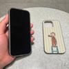 Lovely Cartoon C-Curious Georges Corrugated Stripe Phone Case For iPhone 17 16 15 14 13 12 11 Pro Max Plus Pro Shockproof Cover