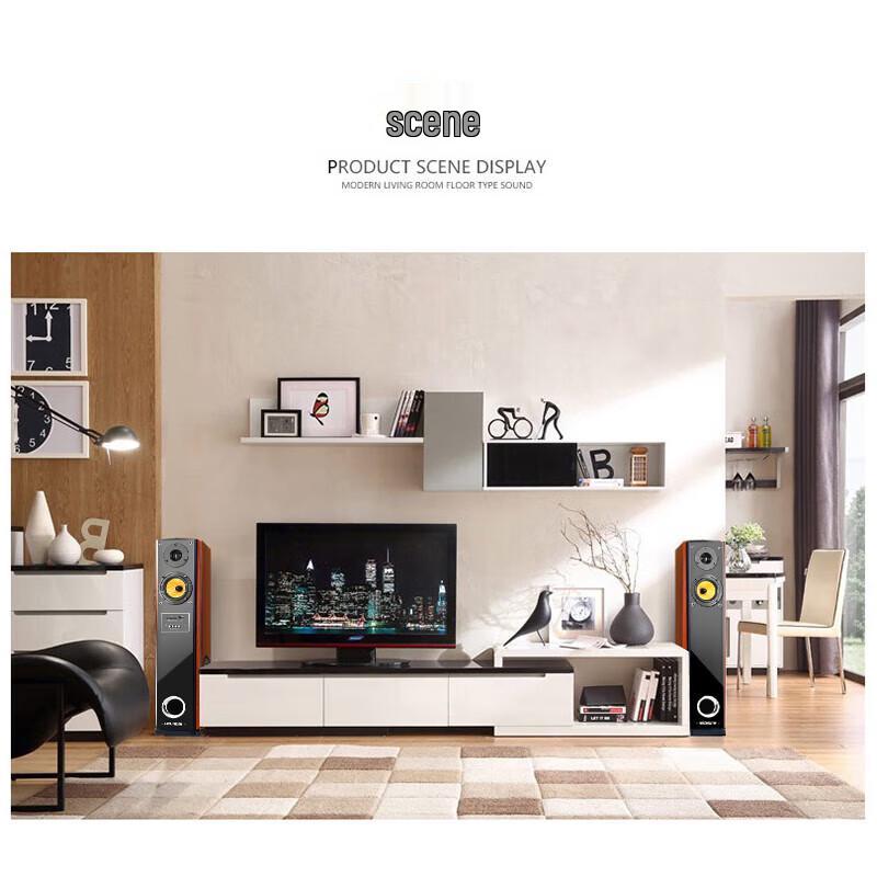 HYUNDAI 318-90 Dual 8-inch 3-Way KTV Home Theater Speaker System