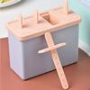 DIY Popsicle/Sorbet Mold Food Grade Household Popsicle Making Frozen Ice Box Abrasive Tools with Lid Homemade Ice Cream Artifact