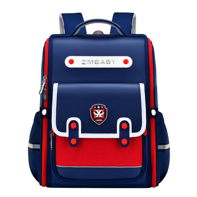 Neuer Grundschulrucksack Britischer Stil Jungenrucksack Leichtgewichtiger Mädchen-Doppelschulterrucksack