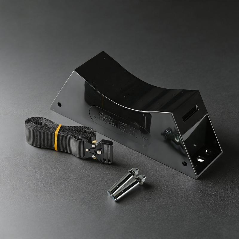 Heavy Duty ABS Gas Bottle Holder Wall Mounted With Safety Strap For Laboratory Hospital Factory Use Easy Installation
