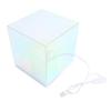 3D Cube LED Table Lamp RGB Colorful Clear Modern USB Square Table Night Light for Bedroom Living