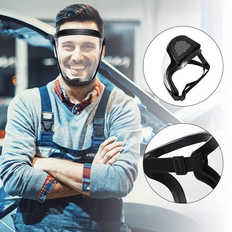 Protection Mask Transparent Facial Protector Face Faceshield Protective Outdoor Heating Home Kitchen Tools Full Face Shield