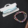 Multicolor Layered Seed Bead Bracelet Set for Women Bohemian Y2K Jewelry Gift