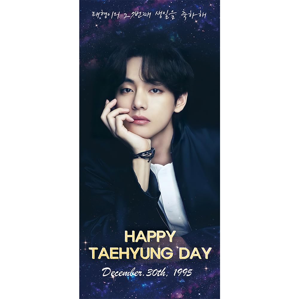 

Панорамный постер BTS V с Тэхёном V (Плакат Бантан) 700330мм (В-14)