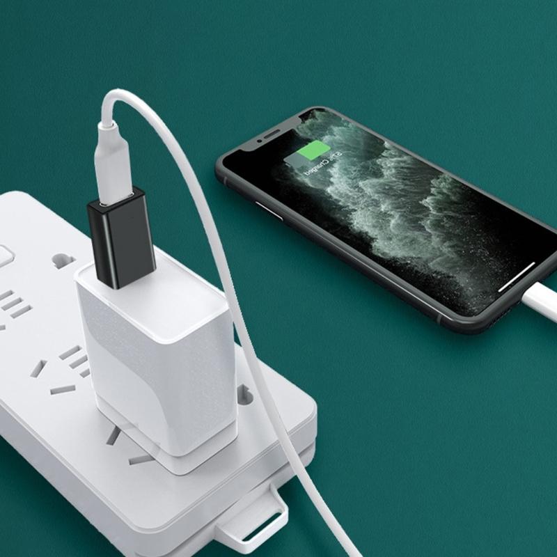 USB C Female to USB Male Adapter OTG Adapter for Speed Data Transfer and Fast Charging for Smartphones Laptops Charger