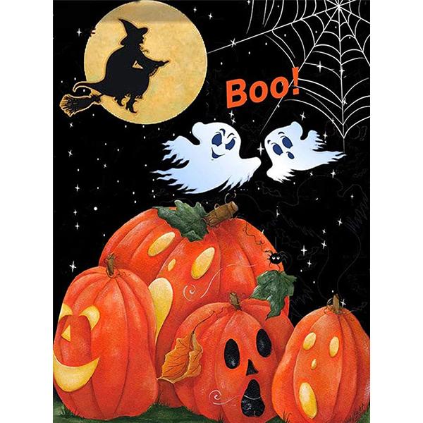 5D DIY Diamond Painting Santa Claus Mosaic Pictures Diamond Embroidery Halloween Horror Needlework Home Decor