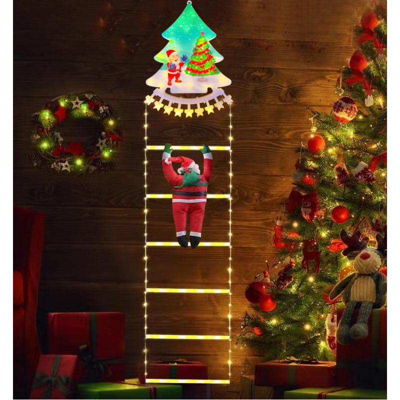 Santa Claus Climbing LED Stair Lights
