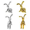 Figurine for Living Room Coffee Table, Mini Electroplated Girls