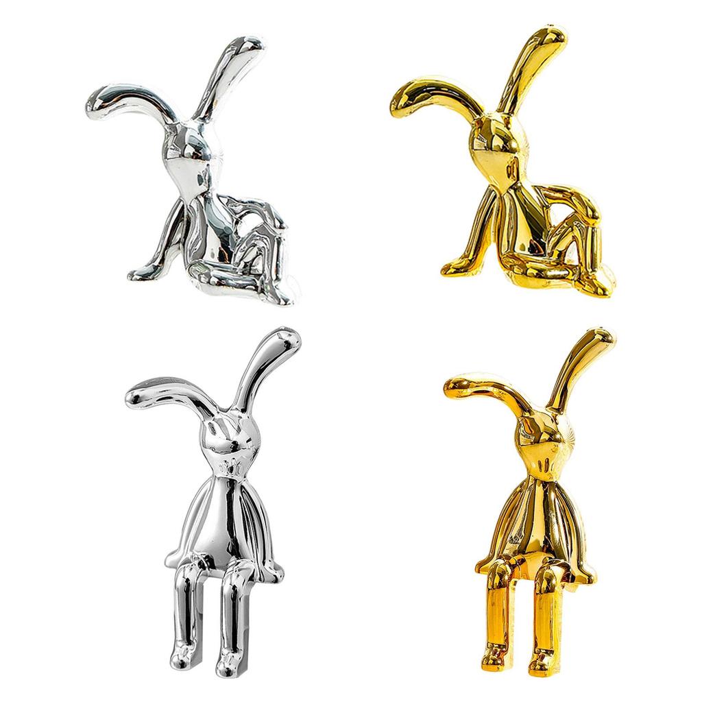 Figurine for Living Room Coffee Table, Mini Electroplated Girls
