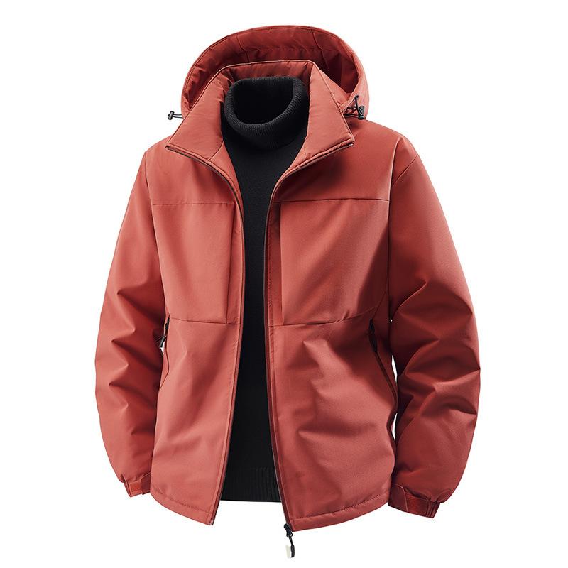 

2025 thickened down autumn and winter middle-aged warm cotton clothes, winter jackets, tops, trendy cotton clothes 5XL красный