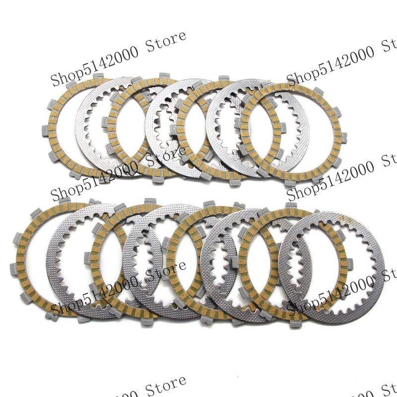 Clutch Friction Disc Plate Kit For Suzuki GSXR400 J/RR/RAK GK73A  RL/RM/RN/RP/RS GK76A  0EM:21441-351/21441-25C01  21442-351