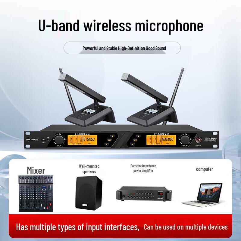 Hikvision Conference Wireless Dual Microphone System (CN version)