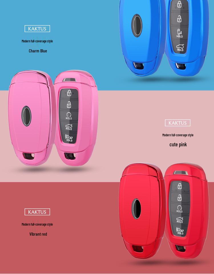 KAKTUS Key Case Set for 19 Beijing Hyundai Models: Santa Fe, ix25, Verna, ix35, Festa