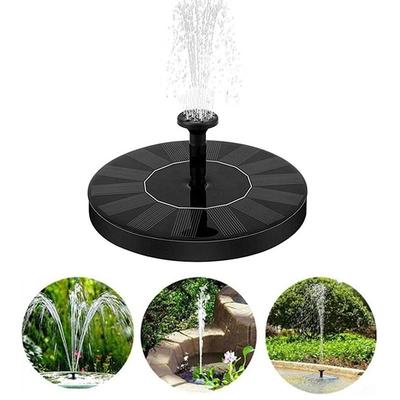 Solar Fountain Pump with 6 Nozzles Solar Powered Water Sprinkler for Fish Tank Aquarium Ponds Pool Garden Decor