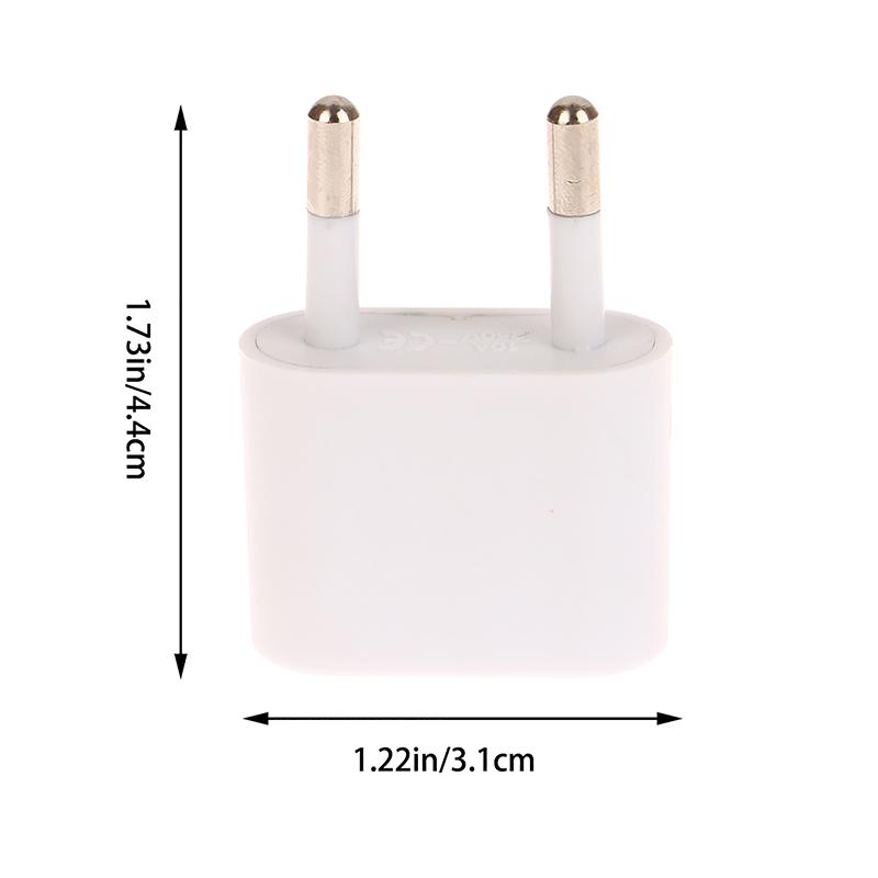 

Универсальная вилка США-ЕС с 2 входными контактами для путешествий из США в Европу, настенный адаптер переменного тока для зарядки и розетки, конвертер