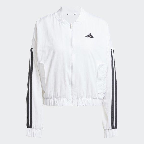 The ESSentiAl 3S Bomber JAcket IS A MuSt hAve Item leAding AdidAS Women S fAShion