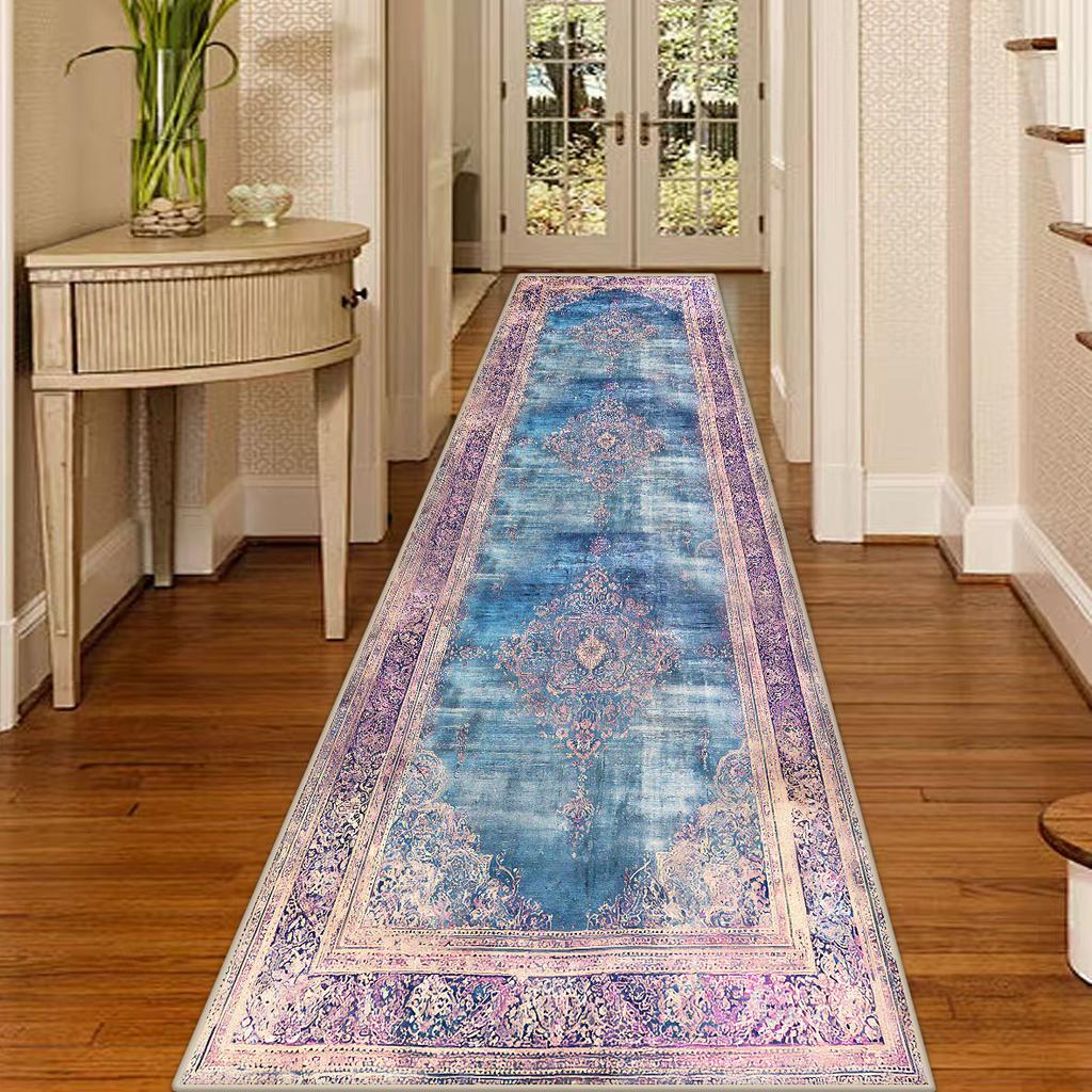 European Hallway Carpets Living Room Area Rugs Runner Bedroom Decor Home Crystal Velvet Big Size Floor Passageway Mats Lobby