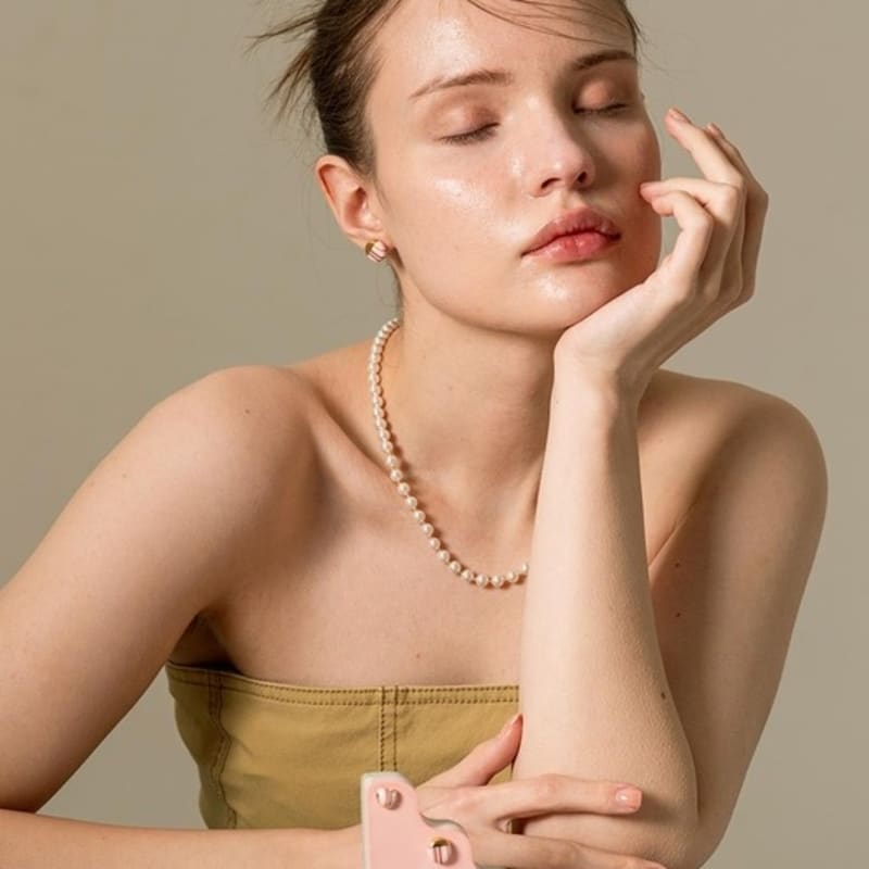 cerabonito Stratum daily round earring (autumn)