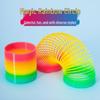 Anneau Puzzle Magique Lumineux Élastique Arc-en-ciel pour Enfants - Ressort Cercle Large