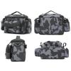 Fishing Tackle Backpack Storage Waist Bag Men Outdoor Shoulder Fishing Lure Gear Bags with Rod Pole Holder Camping Hiking Pack