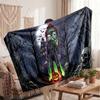 Warm Flannel BlanketHalloween Michael Myers Soft Cozy Throw Blanket for Bedroom Couch