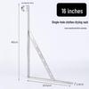 Stainless Steel Triangle Bracket Wall-Mounted Clothes Drying Rack for Balcony