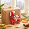 Christmas Ornament Gift Ideas Sheep Hanging with Snowflake Decor, 2D Flat Acrylic Pendant Festive for Family Rope Holiday Tree Party Supplies Home And