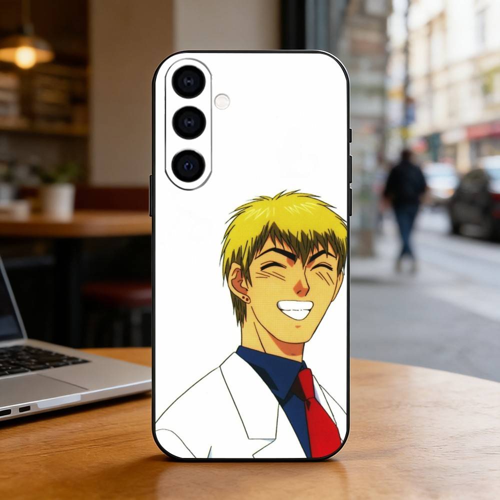 GTO-Onizuka T-Teacher Silicone Phone Case For Samsung Galaxy A73,A72,A71,A70,A53,A52,A51,Soft Silicone Black Cover