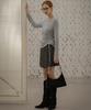 Nounbeleo Shirring Strap Tencel T-Shirt_Blue