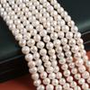 1String, White Natural Freshwater Pearls, 8-9mm, Handmade Near Round Pearl Beads for Jewelry Making DIY, Cheapest Items Available 36cm