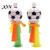 Soccer Fan Horn 2Pcs Cheering Horn, 3 Tone Sports Noise Maker, Football Game Accessory Handheld Stadium Trumpet for Day, Party Three-tone Cheer